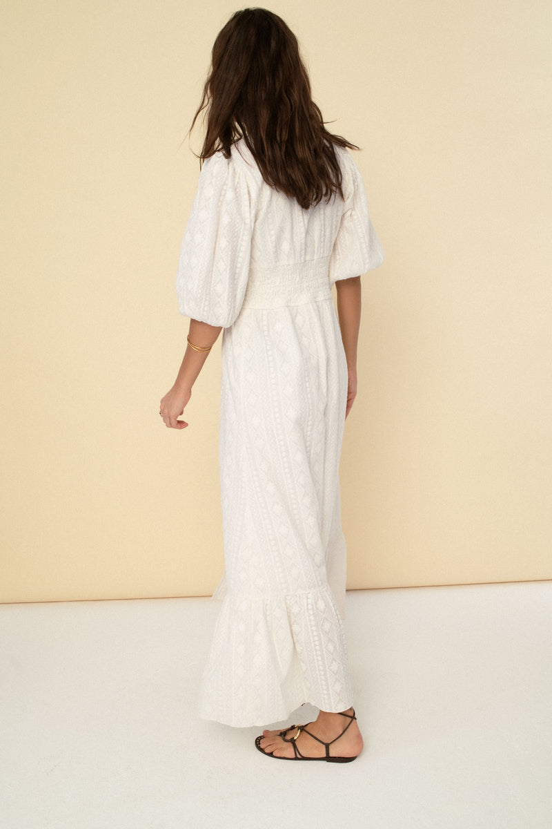 Vestido Magnolia Blanco