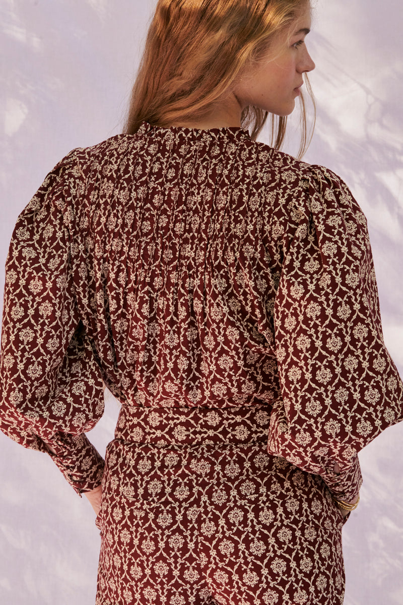 Blusa Kitty Burgundy
