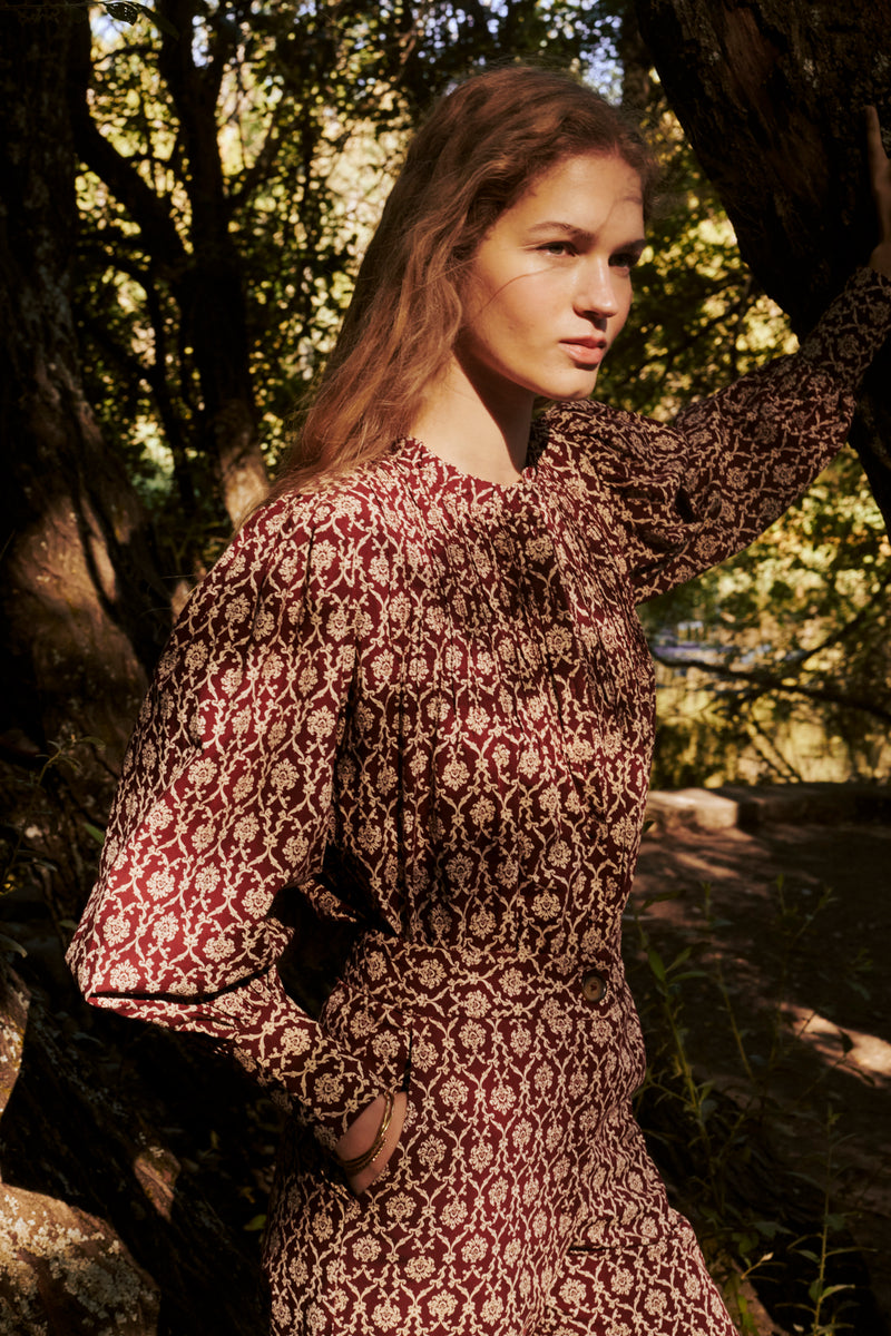 Blusa Kitty Burgundy