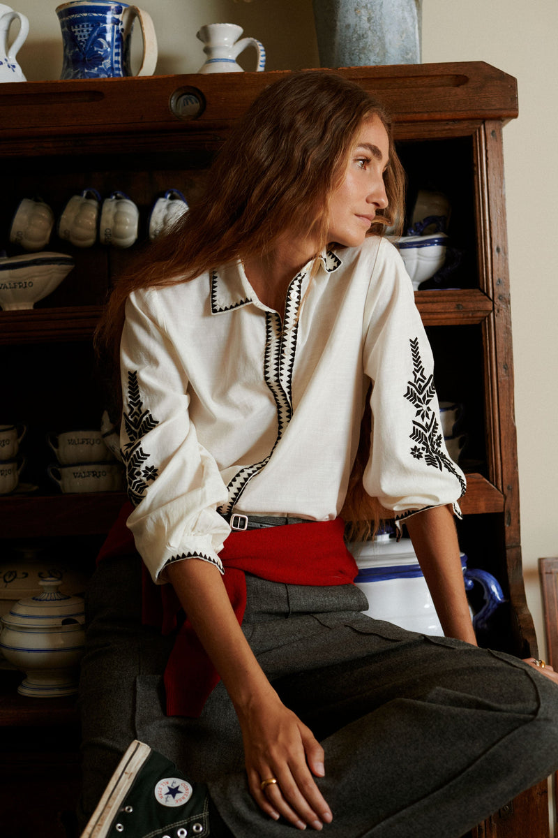 Lisa Blouse Ecru