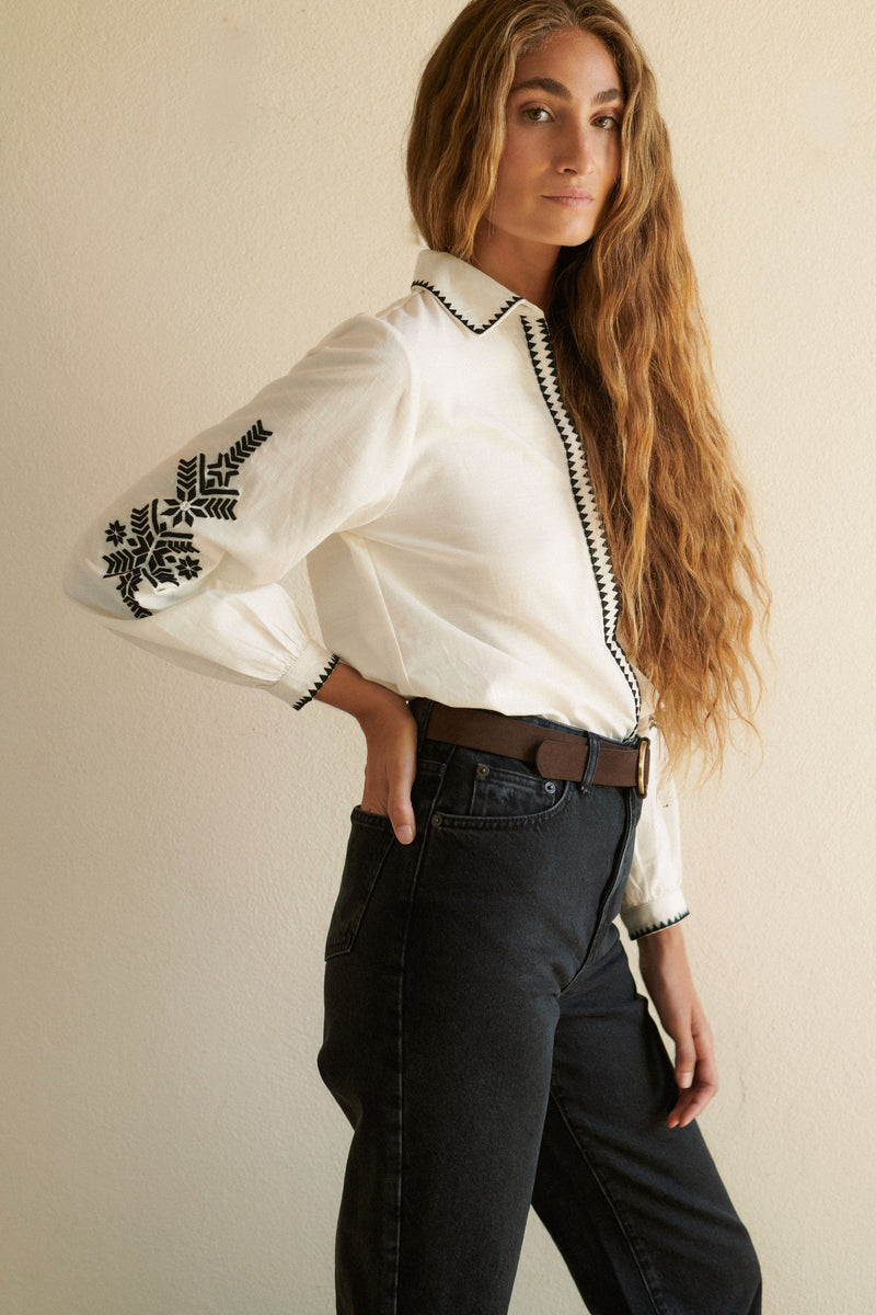 Lisa Blouse Ecru