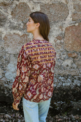 Blusa Andrea Burgundy