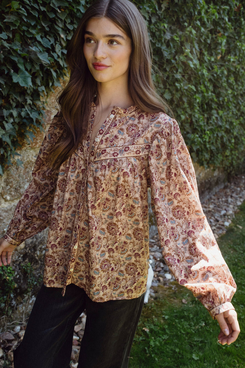 Blusa Vanessa Ocre