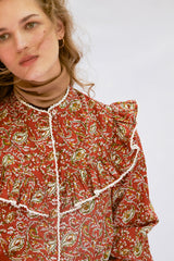 Blusa Dorothy terracota